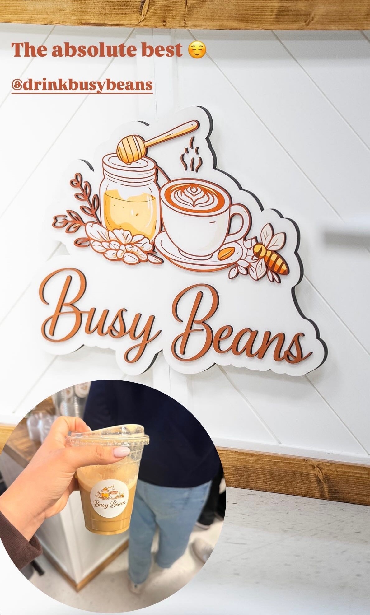 Guest Instagram story tagging Busy Beans